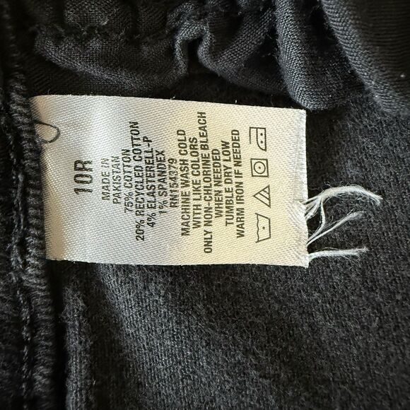 Aeropostale Size 10 High Rise Distressed Stretch Straight Mom Jeans Boho Grunge - Picture 9 of 14